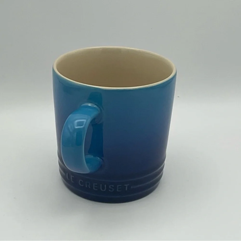 Le Creuset 11.8 oz mug, Azure Blue color. NWT